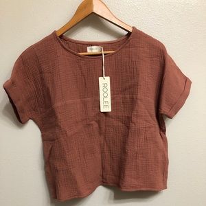 Burnt Orange Roolee Top *BRAND NEW*